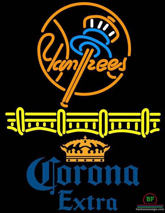 Custom Corona Extra New York yankees Neon Sign MLB Teams Neon Light