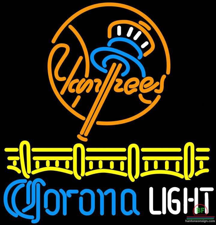 Custom Corona Light New York yankees Neon Sign MLB Teams Neon Light