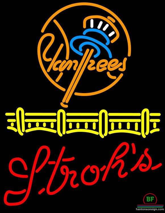 Custom Strohs New York yankees Neon Sign MLB Teams Neon Light