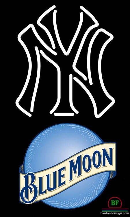 Custom Blue Moon New York yankees Neon Sign MLB Teams Neon Light