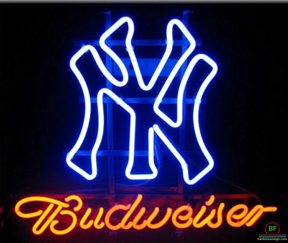 Custom Budweiser New York yankees Neon Sign MLB Teams Neon Light