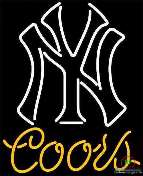 Custom Coors Light New York yankees Neon Sign MLB Teams Neon Light