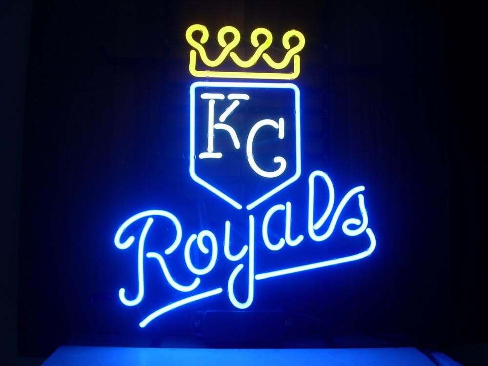 Custom Kansas City Royals MLB Sports Neon Sign Real Neon Light