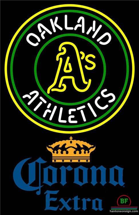 Custom Corona Light Oakland_Athletics Neon Sign MLB Teams Neon Light