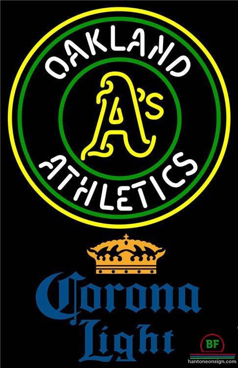 Custom Corona Oakland_Athletics Neon Sign MLB Teams Neon Light