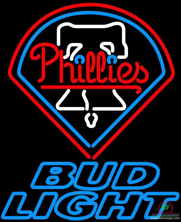 Custom Bud Light Philadelphia Phillies Neon Sign MLB Teams Neon Light