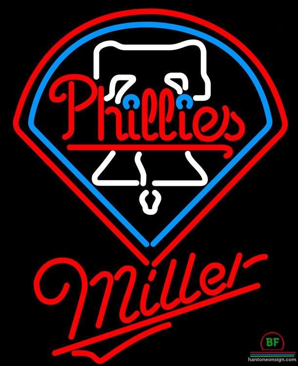 Custom Miller Philadelphia Phillies Neon Sign MLB Teams Neon Light