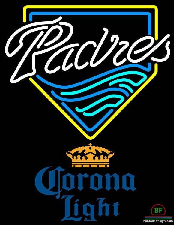 Custom Corona Light San Diego Padres Neon Sign MLB Teams Neon Light