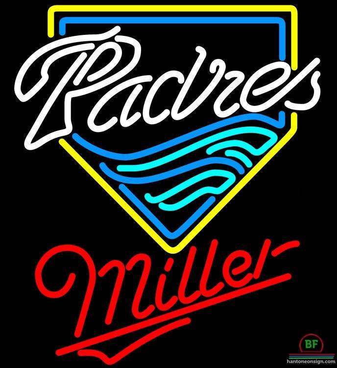 Custom Miller San Diego Padres Neon Sign MLB Teams Neon Light