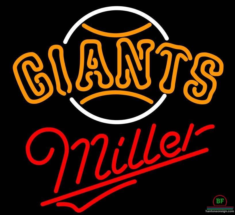 Custom Miller San Francisco Giants Neon Sign MLB Teams Neon Light