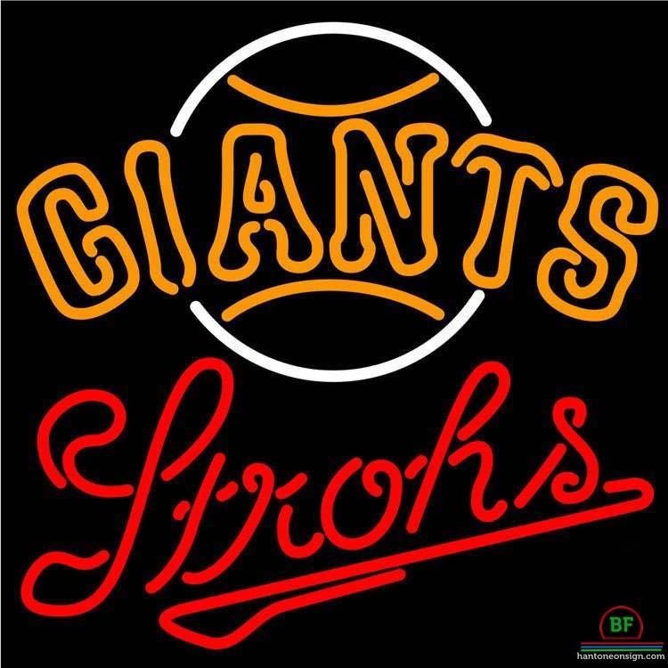 Custom Strohs San Francisco Giants Neon Sign MLB Teams Neon Light