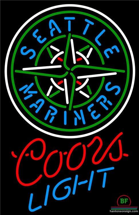 Custom Coors Light Seattle Mariners Neon Sign MLB Teams Neon Light