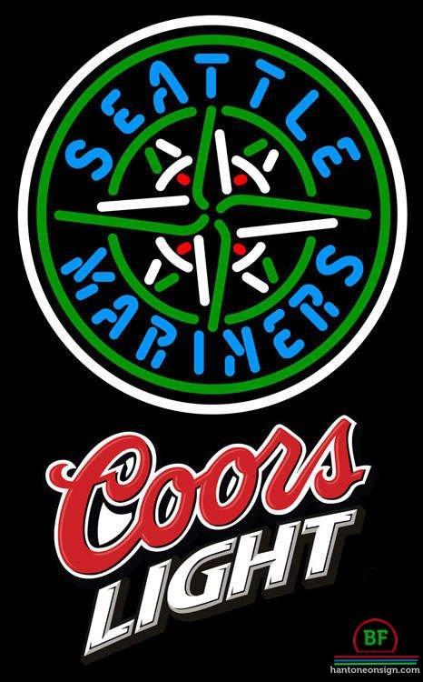 Custom Coors Light Seattle Mariners Neon Sign MLB Teams Neon Light