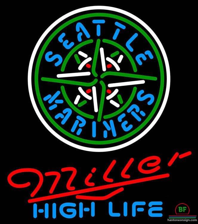 Custom Miller High Life Seattle Mariners Neon Sign MLB Teams Neon Light