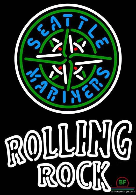 Custom Rolling Rock Seattle Mariners Neon Sign MLB Teams Neon Light