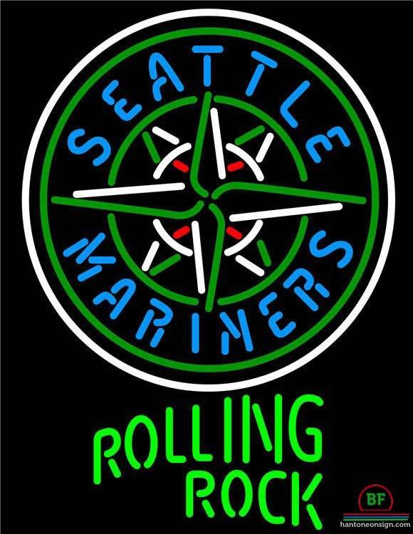 Custom Rolling Rock Seattle Mariners Neon Sign MLB Teams Neon Light