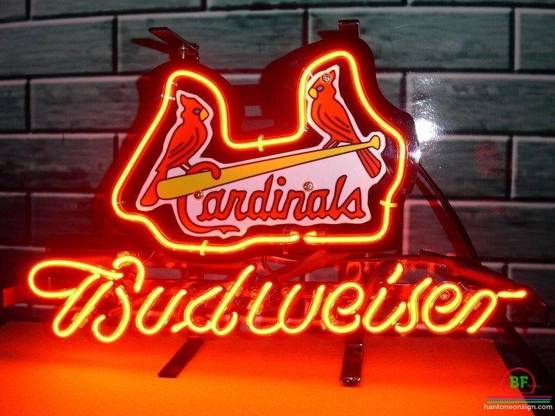 Custom Budweiser St Louis Cardinals Neon Sign MLB Teams Neon Light