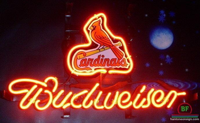 Custom Budweiser St Louis Cardinals Neon Sign MLB Teams Neon Light
