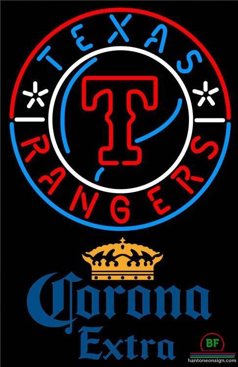 Custom Corona Extra Texas Rangers Neon Sign MLB Teams Neon Light