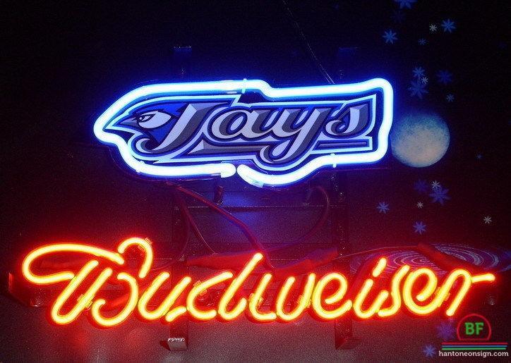 Custom Budweiser Toronto Blue Jays Neon Sign MLB Teams Neon Light