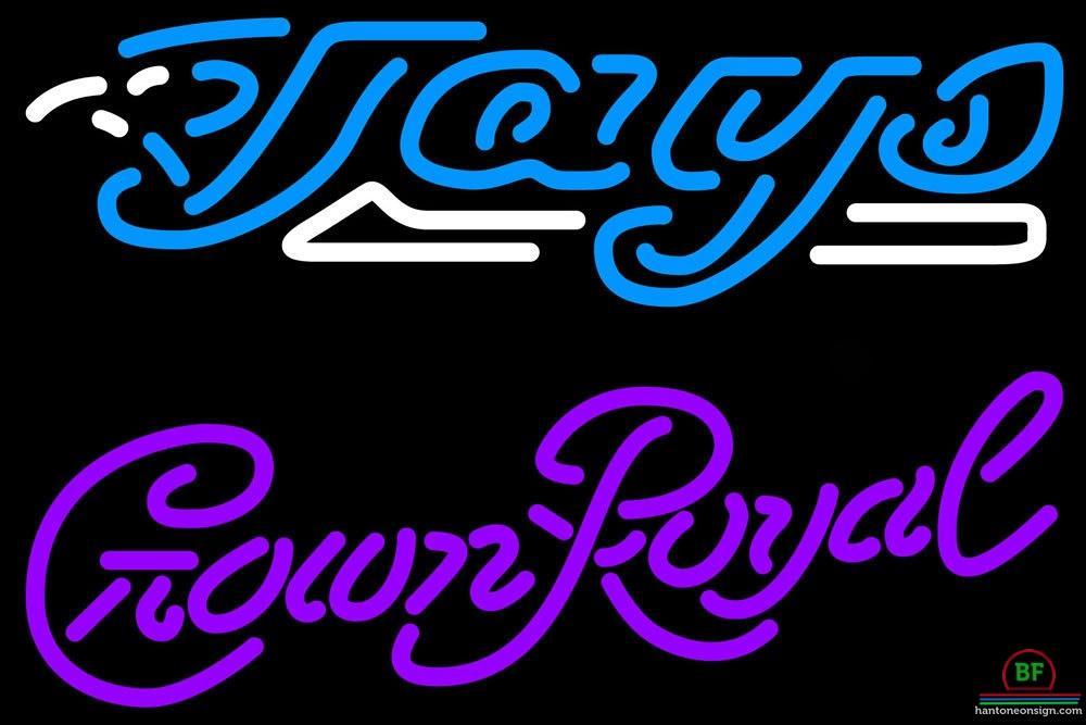 Custom Crown Royal Toronto Blue Jays Neon Sign MLB Teams Neon Light