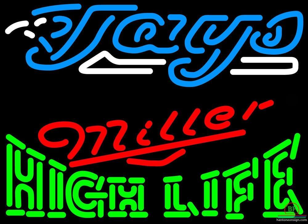 Custom Miller High Life Toronto Blue Jays Neon Sign MLB Teams Neon Light