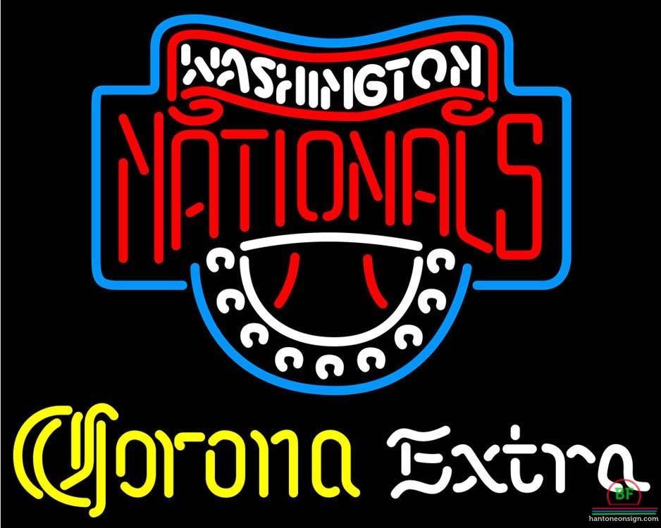 Custom Corona Extra Washington Nationals Neon Sign MLB Teams Neon Light