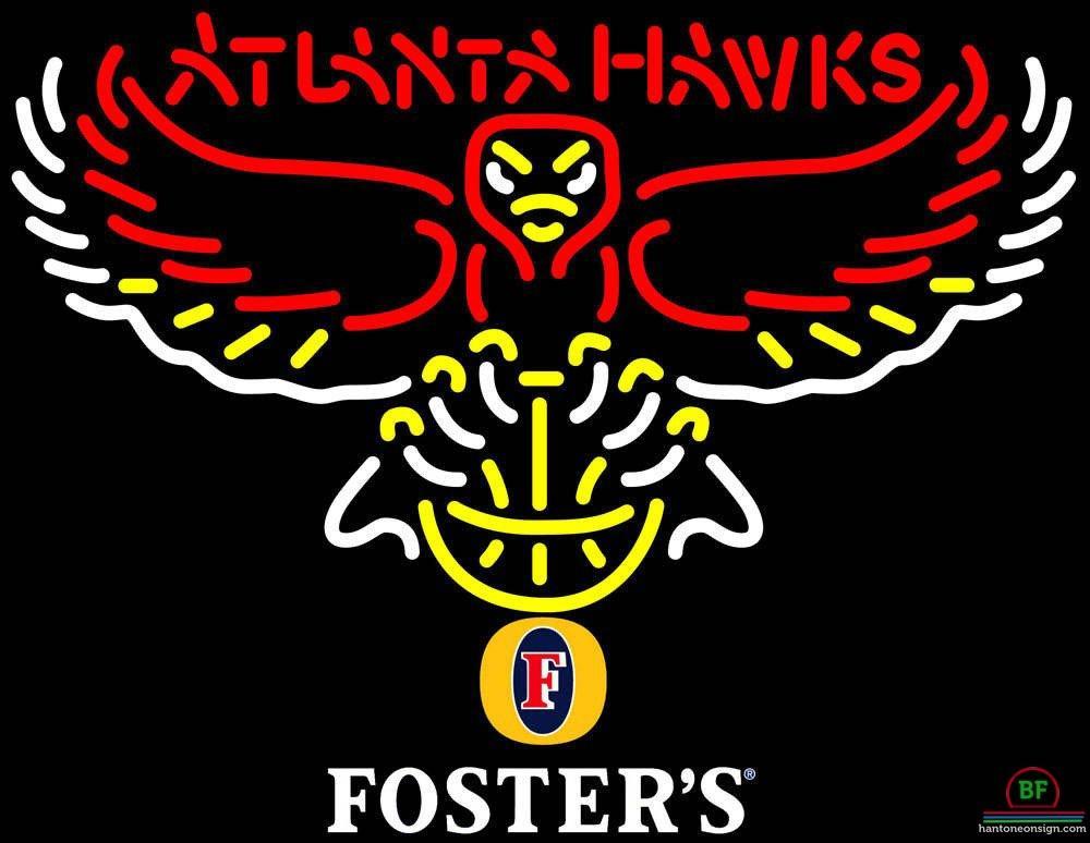 Custom Fosters Atlanta Hawks Neon Sign NBA Teams Neon Light