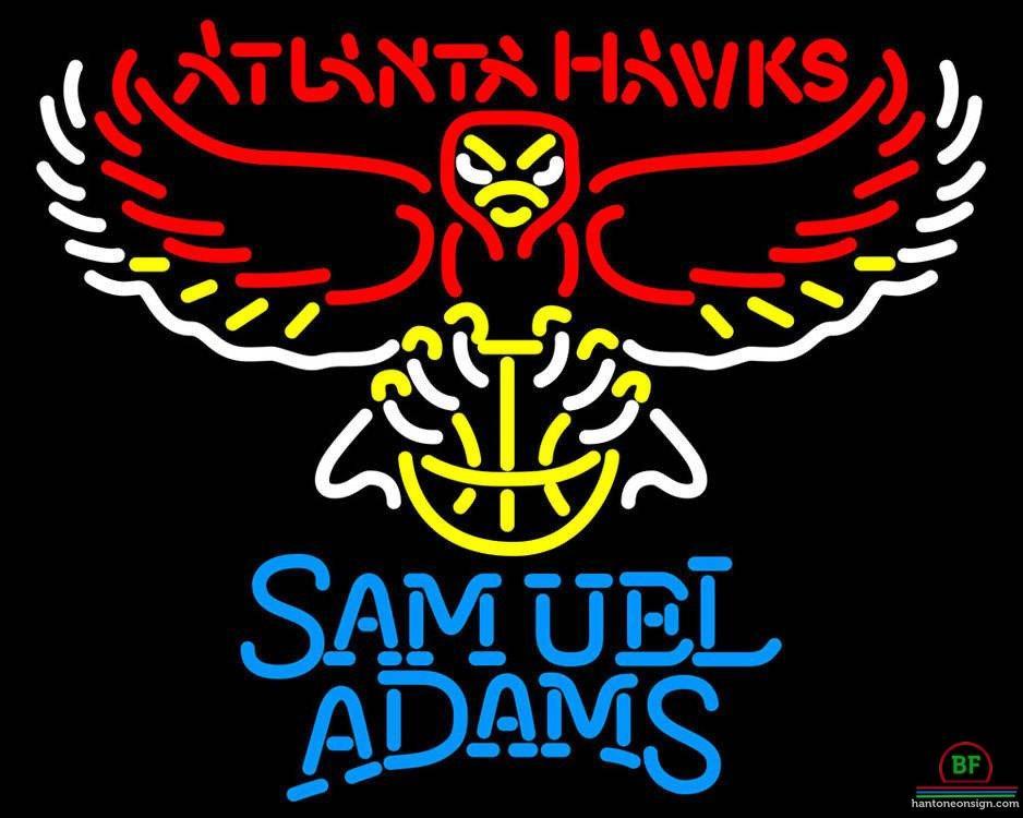 Custom Samuel Adams Atlanta Hawks Neon Sign NBA Teams Neon Light