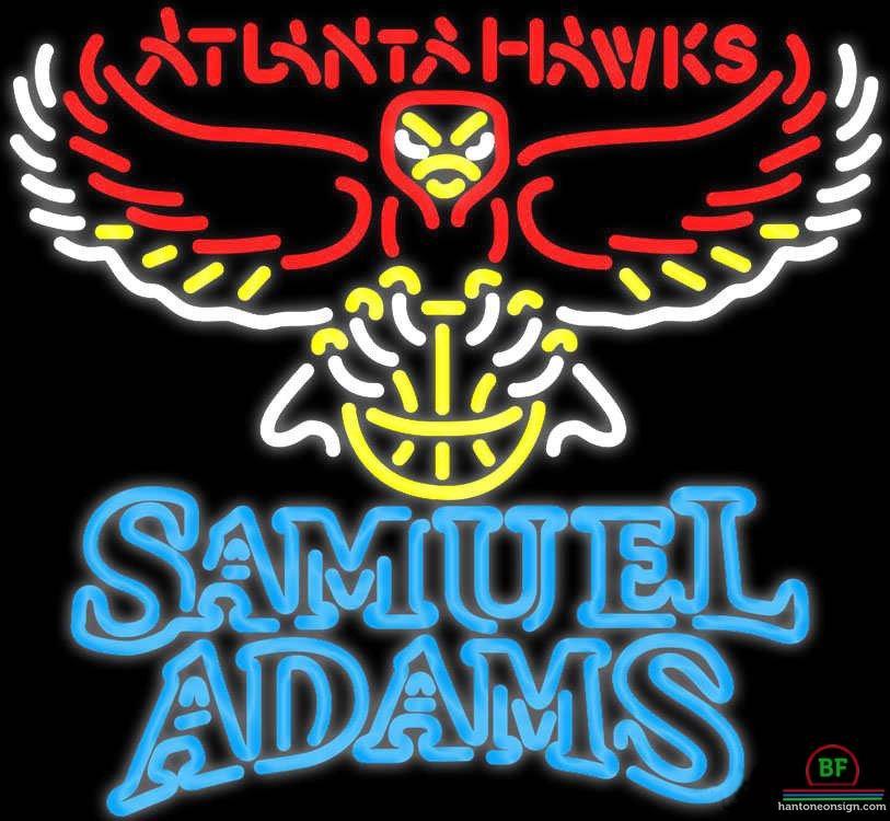 Custom Samuel Adams Atlanta Hawks Neon Sign NBA Teams Neon Light