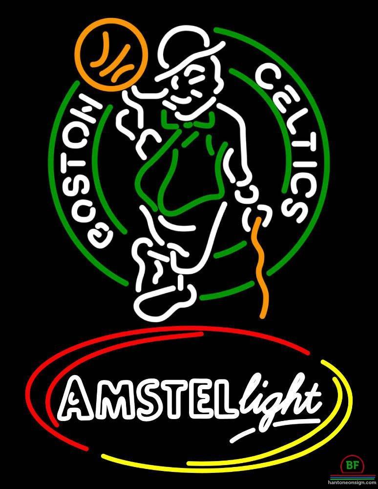 Custom Amstel Light Boston Celtics Neon Sign NBA Teams Neon Light