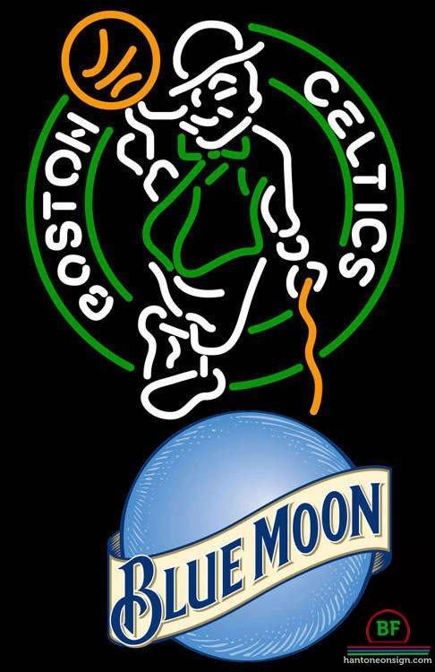 Custom Blue Moon Boston Celtics Neon Sign NBA Teams Neon Light