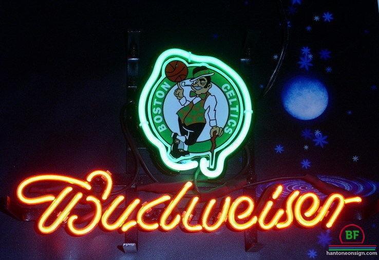 Custom Budweiser Boston Celtics Neon Sign NBA Teams Neon Light