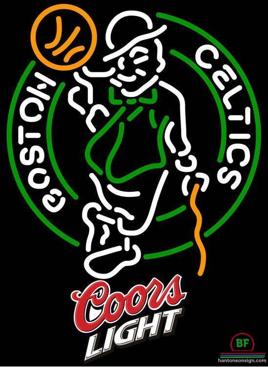 Custom Coors Light Boston Celtics Neon Sign NBA Teams Neon Light