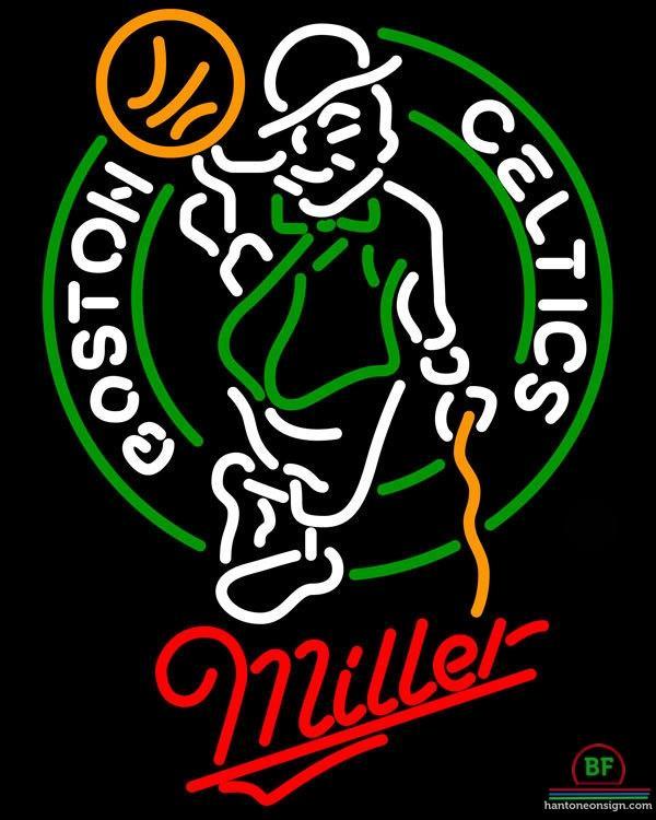 Custom Miller Boston Celtics Neon Sign NBA Teams Neon Light