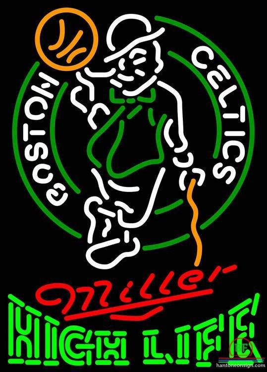 Custom Miller High Life Boston Celtics Neon Sign NBA Teams Neon Light