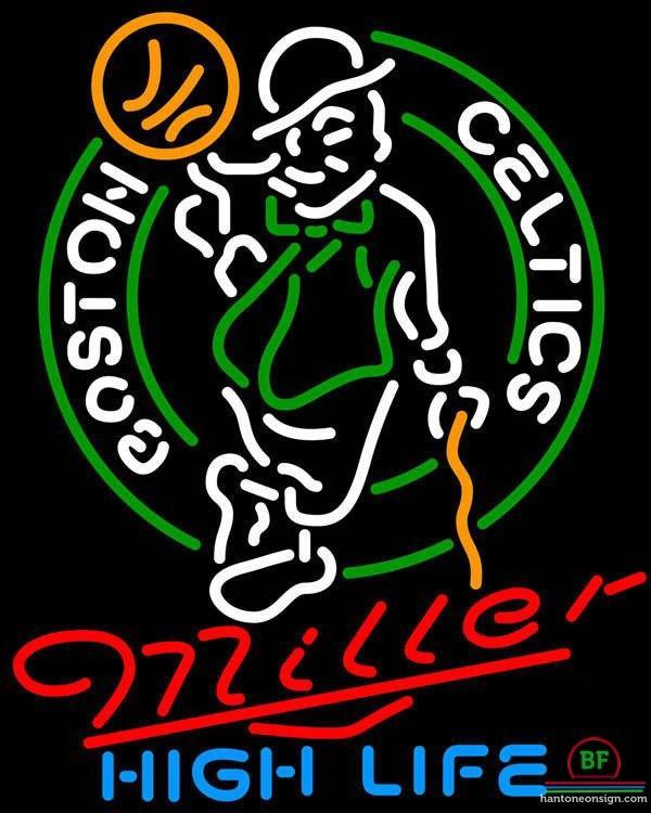 Custom Miller High Life Boston Celtics Neon Sign NBA Teams Neon Light