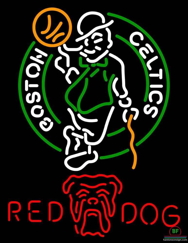 Custom Red Dog Boston Celtics Neon Sign NBA Teams Neon Light