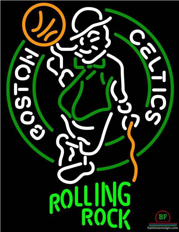 Custom Rolling Rock Boston Celtics Neon Sign NBA Teams Neon Light