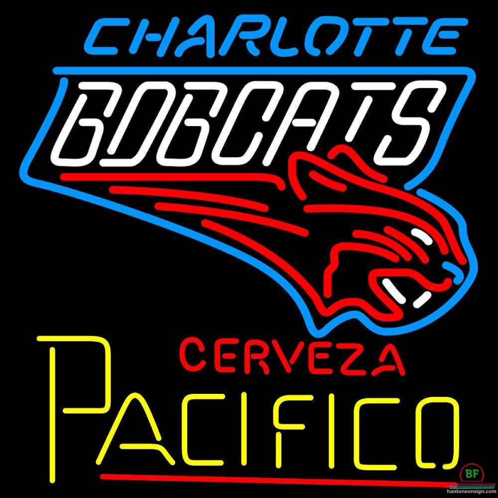 Custom Cerveza Pacifico Charlotte Bobcats Neon Sign NBA Teams Neon Light