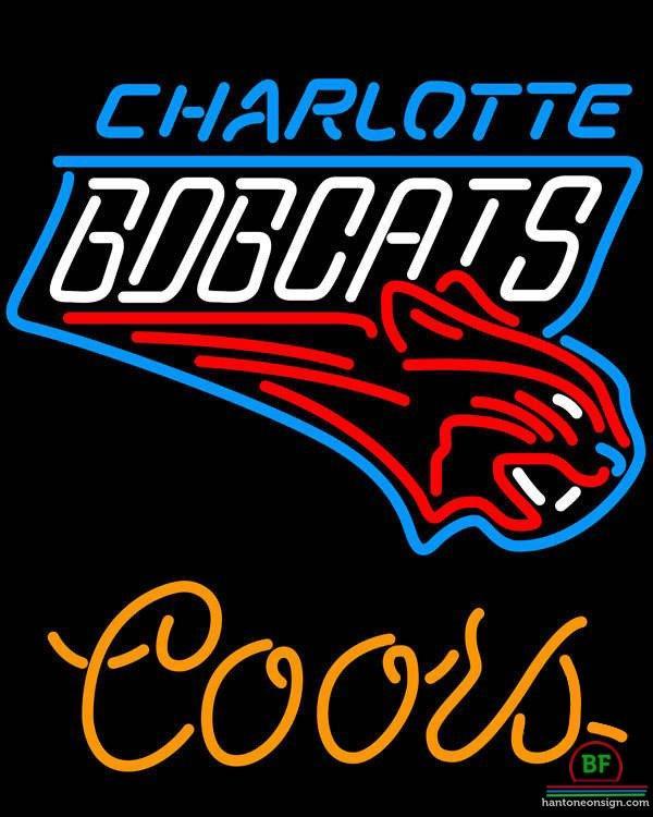 Custom Coors Light Charlotte Bobcats Neon Sign NBA Teams Neon Light