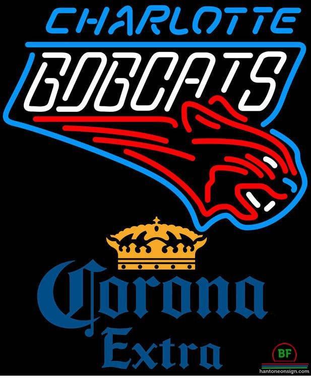 Custom Corona Extra Charlotte Bobcats Neon Sign NBA Teams Neon Light