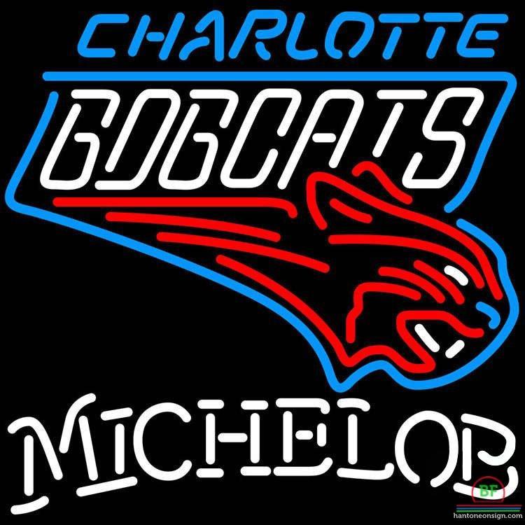 Custom Michelob Charlotte Bobcats Neon Sign NBA Teams Neon Light