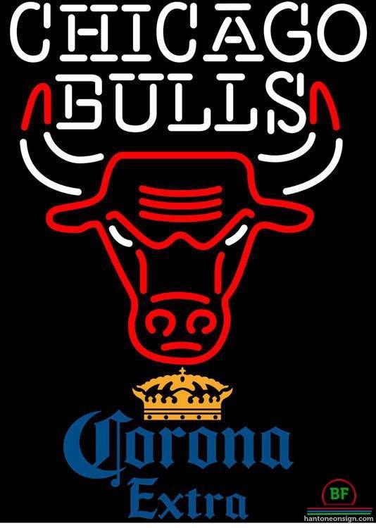 Custom Corona Extra Chicago Bulls Neon Sign NBA Teams Neon Light