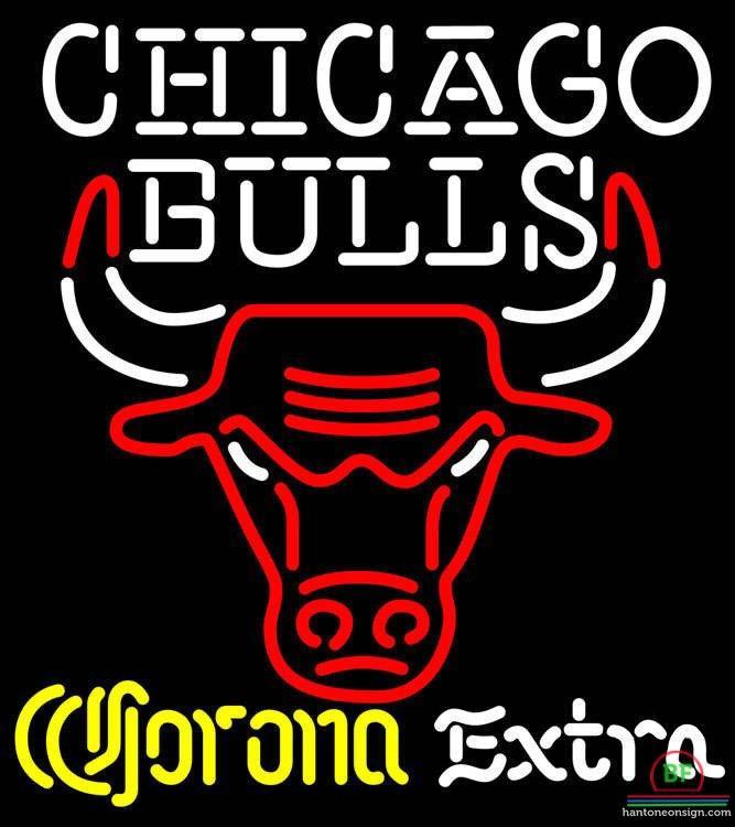 Custom Corona Extra Chicago Bulls Neon Sign NBA Teams Neon Light