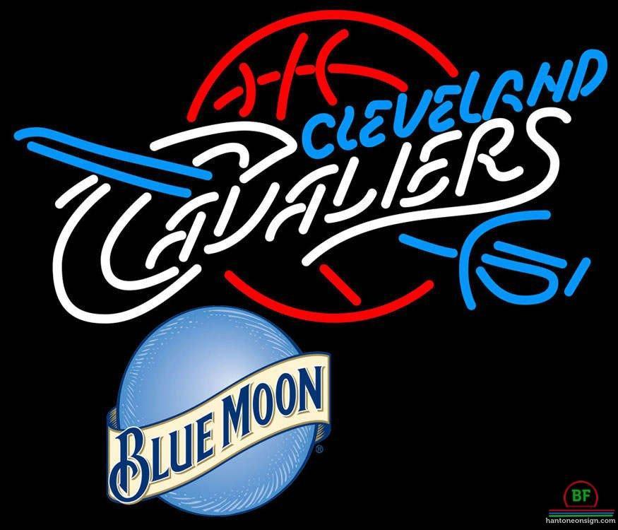Custom Blue Moon Cleveland Cavalier Neon Sign NBA Teams Neon Light