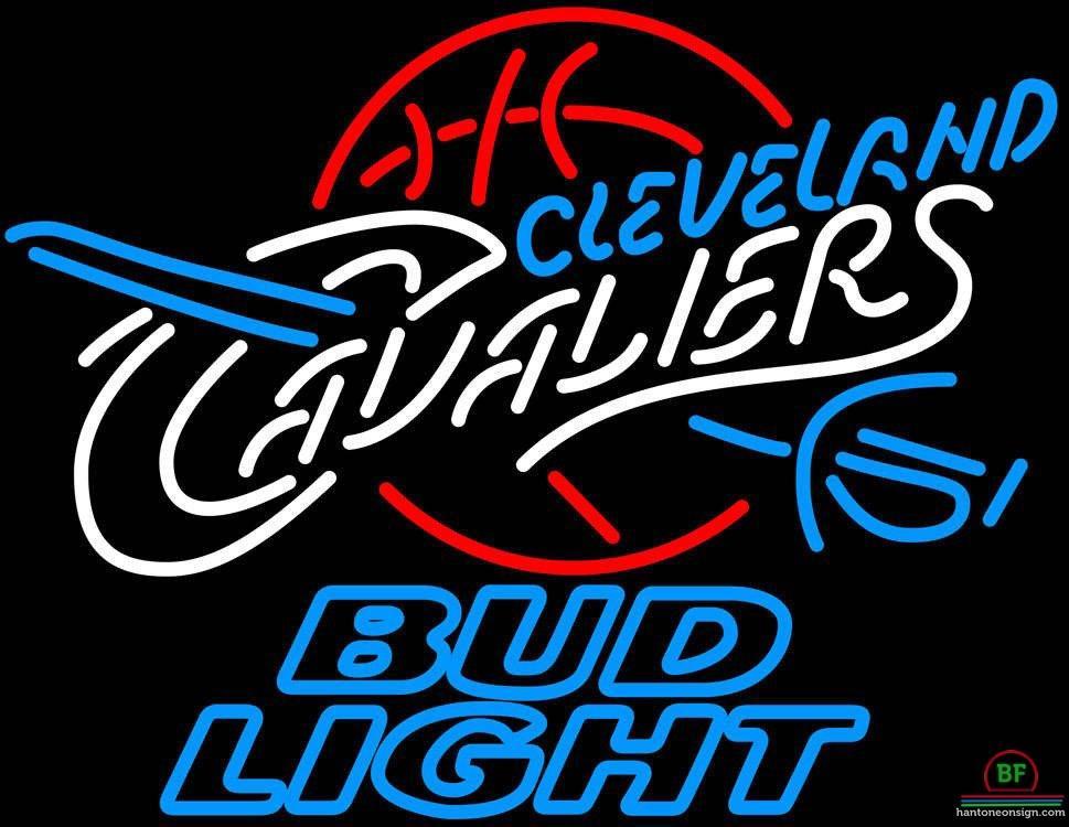 Custom Bud Light Cleveland Cavalier Neon Sign NBA Teams Neon Light
