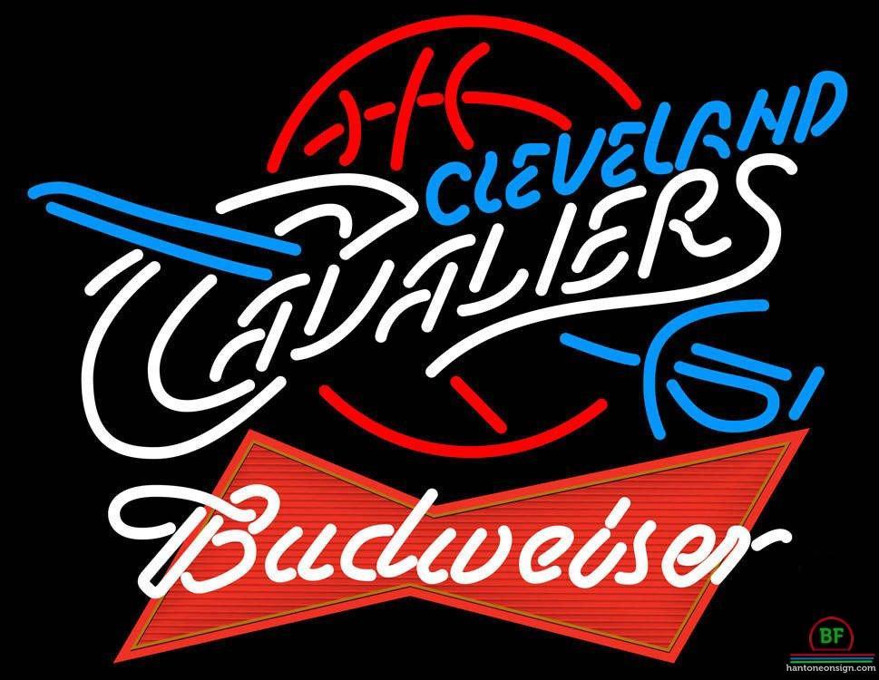 Custom Budweiser Cleveland Cavalier Neon Sign NBA Teams Neon Light
