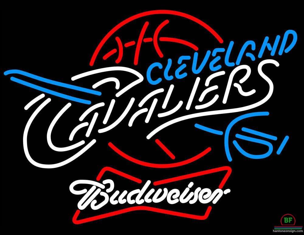 Custom Budweiser Cleveland Cavalier Neon Sign NBA Teams Neon Light