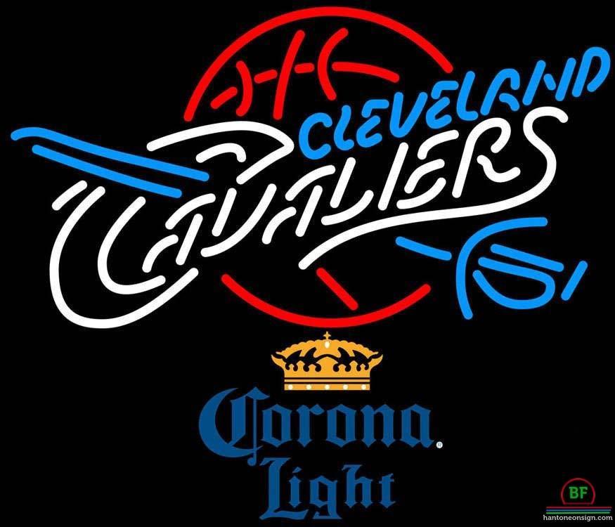 Custom Corona Light Cleveland Cavalier Neon Sign NBA Teams Neon Light
